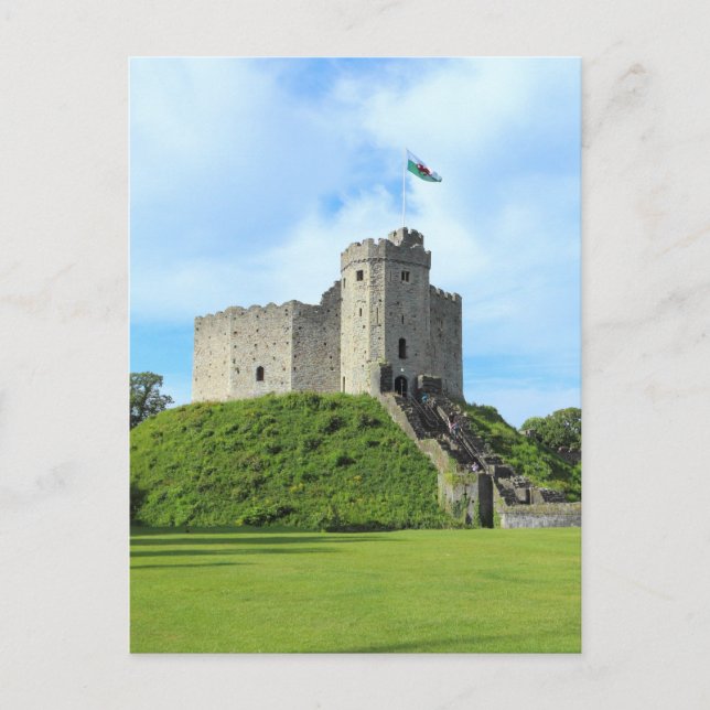 Postal Castillo de Cardiff (Anverso)