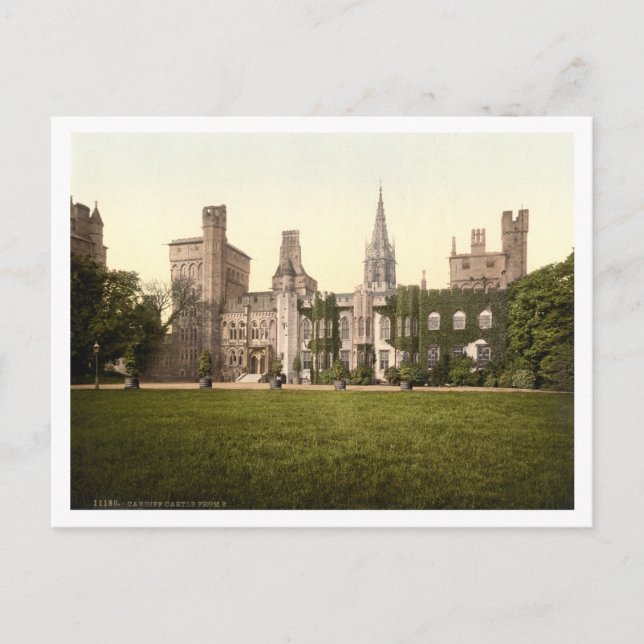 Postal Castillo de Cardiff II, Cardiff, Gales (Anverso)