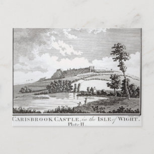 Postal Castillo de Carisbrook, en la Isla de Wight