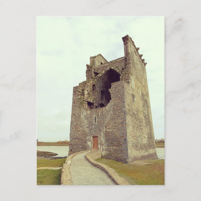 Postal Castillo de Carrigafoyle, Irlanda (Anverso)