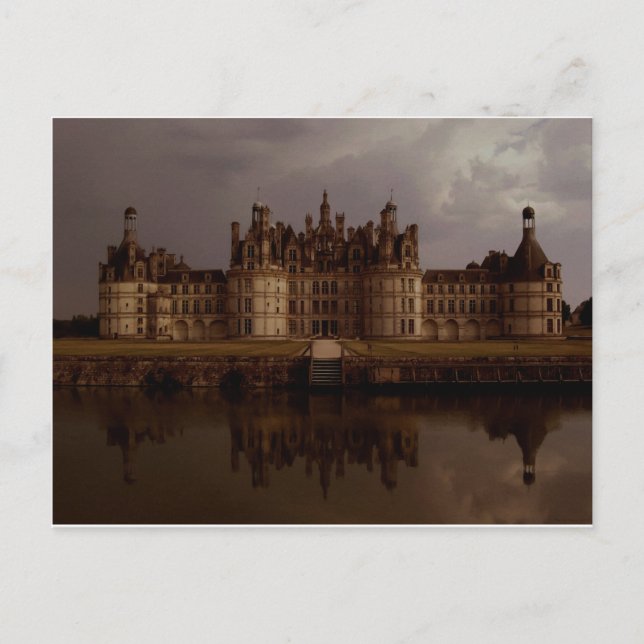 Postal Castillo de Chambord (Anverso)