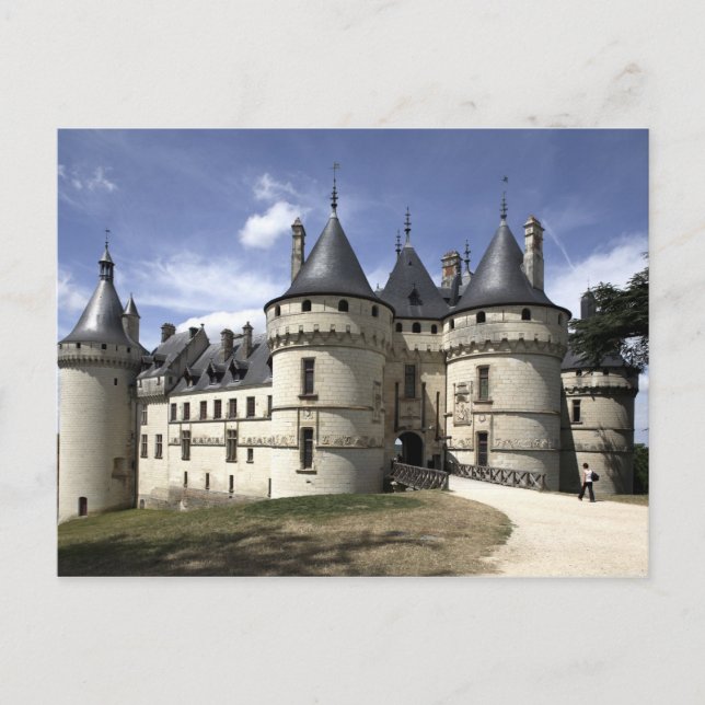Postal Castillo de Chaumont-Sur-Loire. (Anverso)