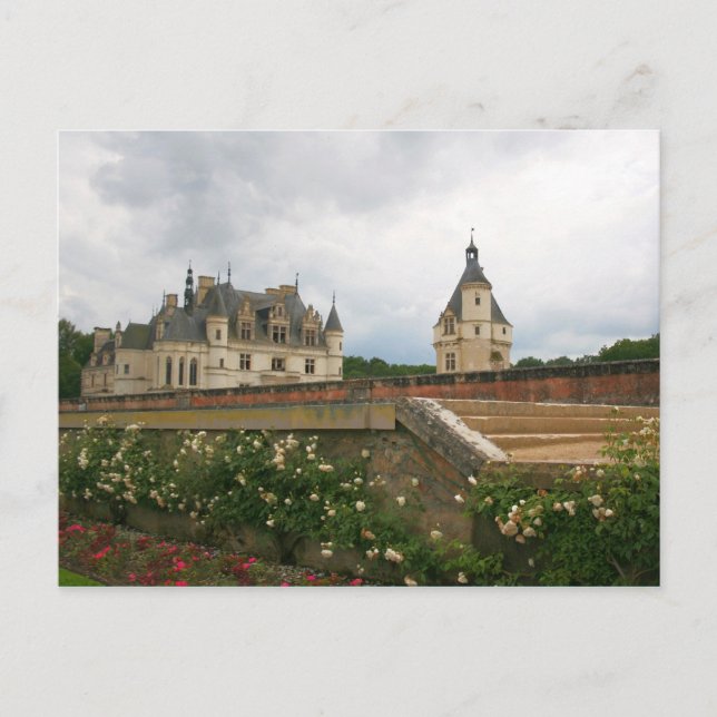 Postal Castillo de Chenonceau (Anverso)