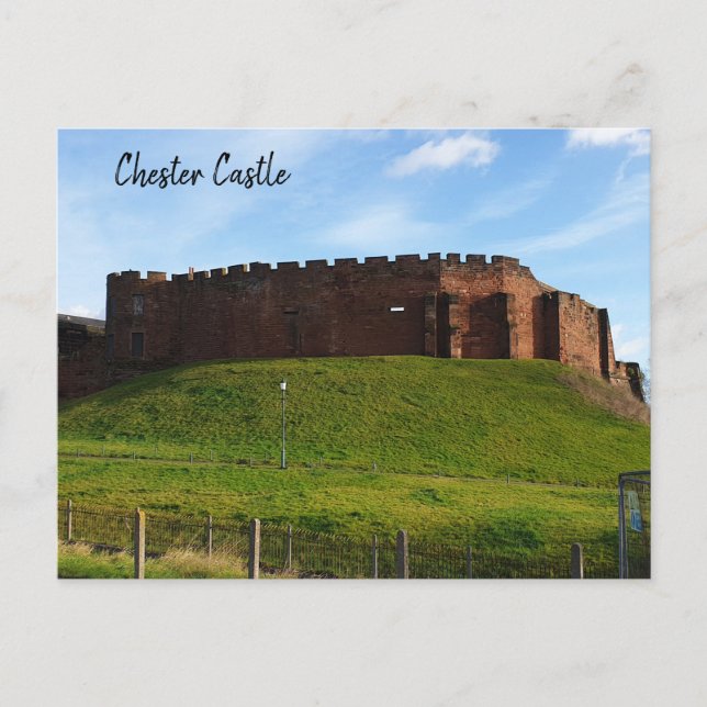 Postal Castillo de Chester (Anverso)