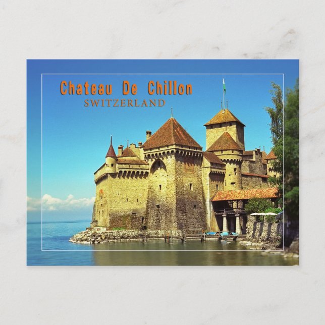 Postal Castillo de Chillon (Anverso)