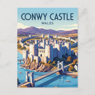 Postal Castillo de Conwy, Gales