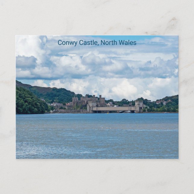 Postal Castillo de Conwy, Gales del Norte, Reino Unido, T (Anverso)