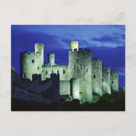 Postal Castillo de Conwy, Gwynedd, Gales