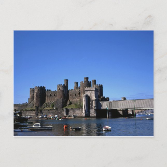 Postal Castillo de Conwy, norte de Gales (Anverso)