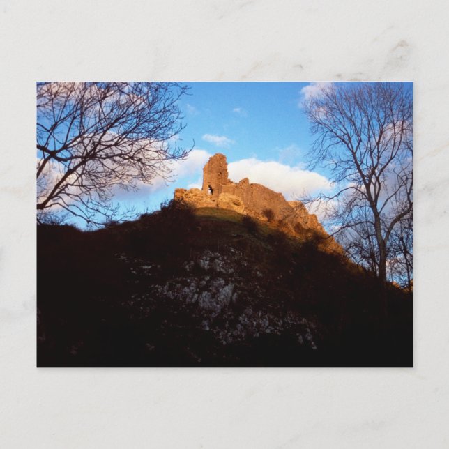 Postal Castillo de Corfe (Anverso)