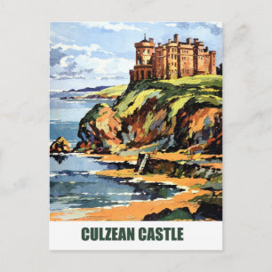 Postal Castillo de Culzean, Costa de Ayshire de Escocia