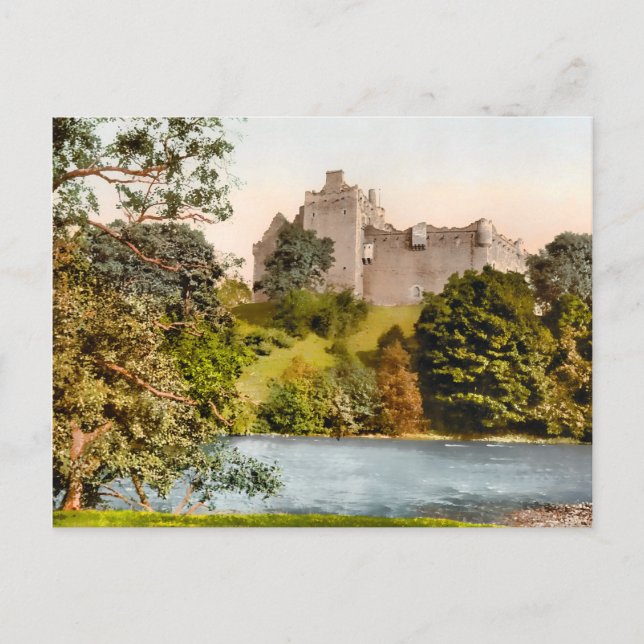Postal Castillo de Doune Vintage Scotland (Anverso)