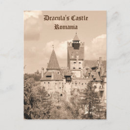 Postal Castillo de Drácula en Transilvania, Rumania