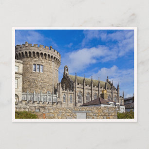 Postal Castillo de Dublín Foto Irlanda