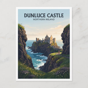 Postal Castillo de Dunluce Bushmills Irlanda del Norte