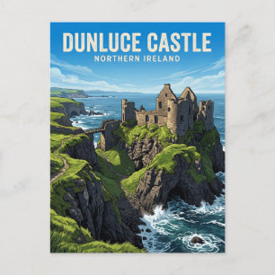 Postal Castillo de Dunluce Irlanda del Norte