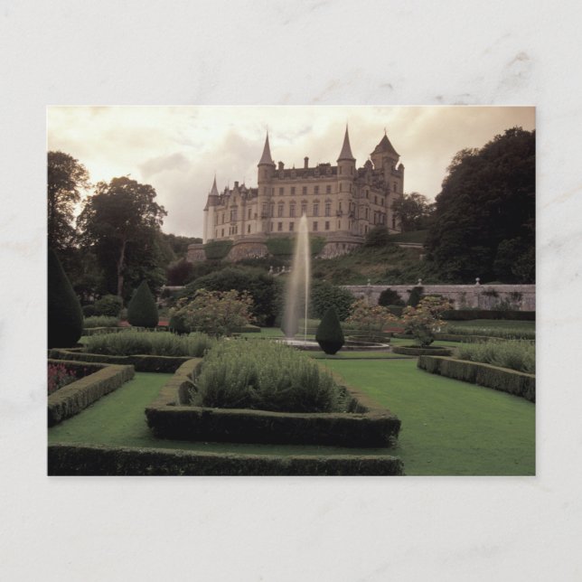 Postal Castillo de Dunrobin, Escocia (Anverso)