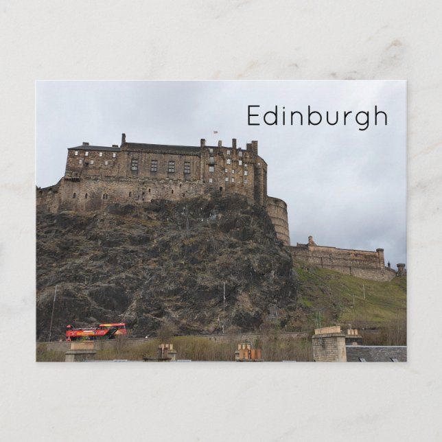 Postal Castillo de Edimburgo (Anverso)