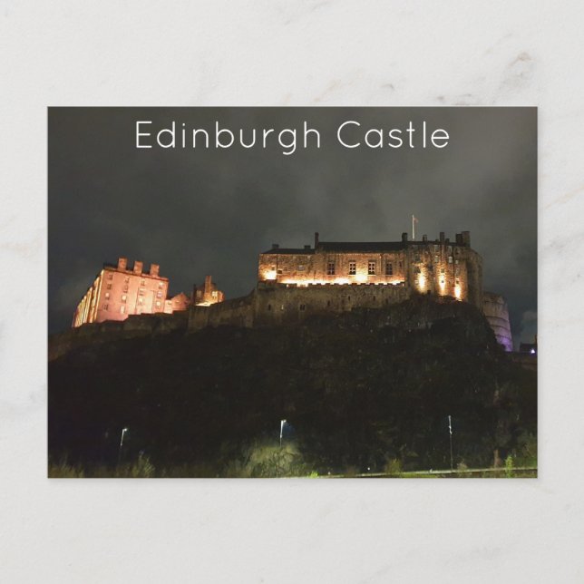 Postal Castillo de Edimburgo (Anverso)
