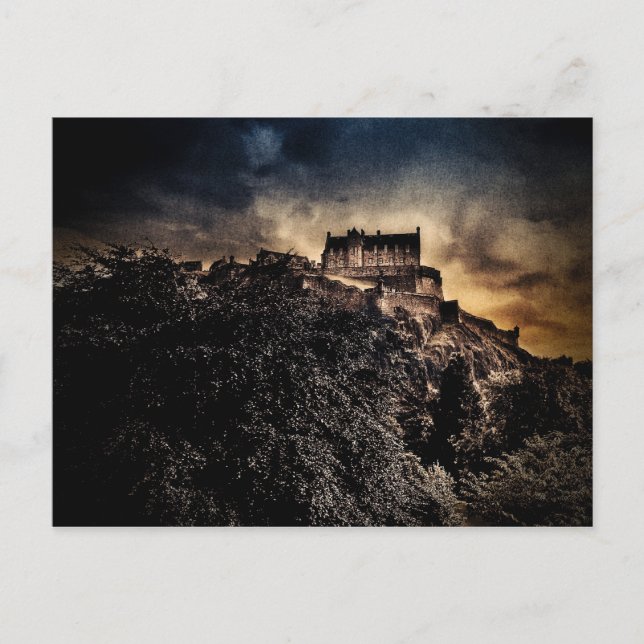 Postal Castillo de Edimburgo (Anverso)