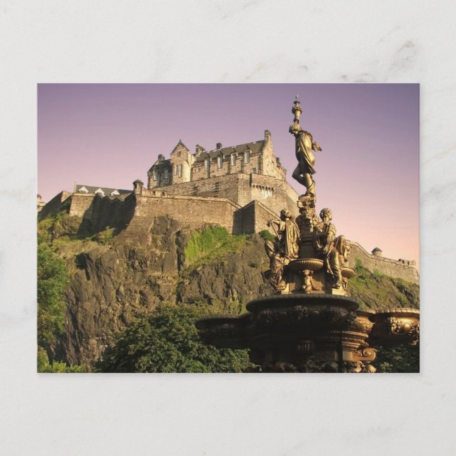 Postal Castillo de Edimburgo (Anverso)