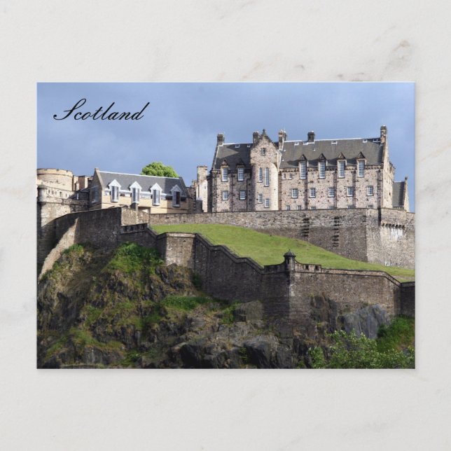 Postal castillo de Edimburgo (Anverso)