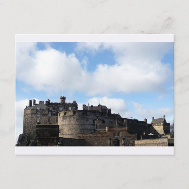 Postal Castillo de Edimburgo en Escocia (Anverso)