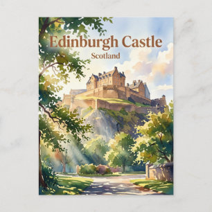 Postal Castillo de Edimburgo Escocia