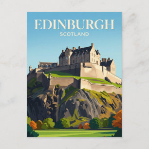 Postal Castillo de Edimburgo Escocia