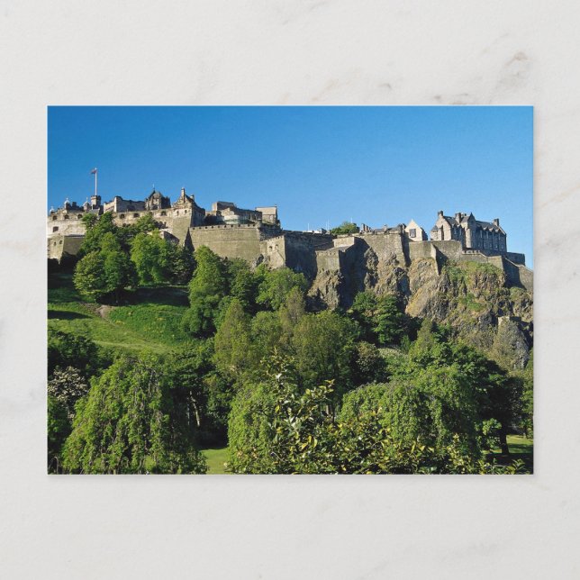 Postal Castillo de Edimburgo, Escocia (Anverso)