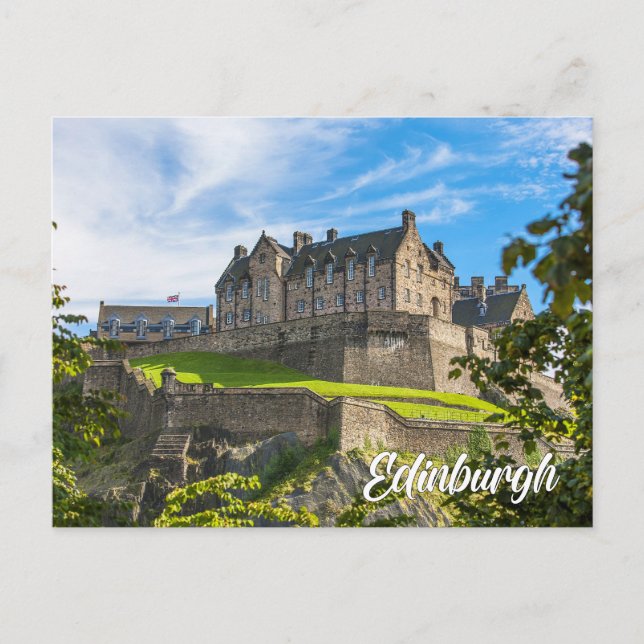 Postal Castillo de Edimburgo, Escocia, Reino Unido (Anverso)