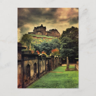 Postal Castillo de Edimburgo - estilo antiguo