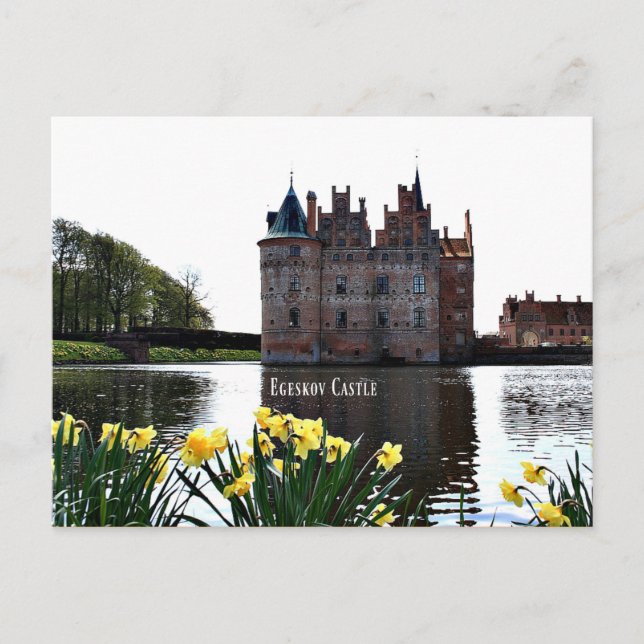 Postal Castillo de Egeskov (Anverso)