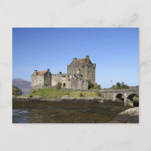 Postal Castillo de Eilean Donan, Escocia. El famoso Eilea