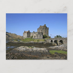 Postal Castillo de Eilean Donan, Escocia. El famoso Eilea