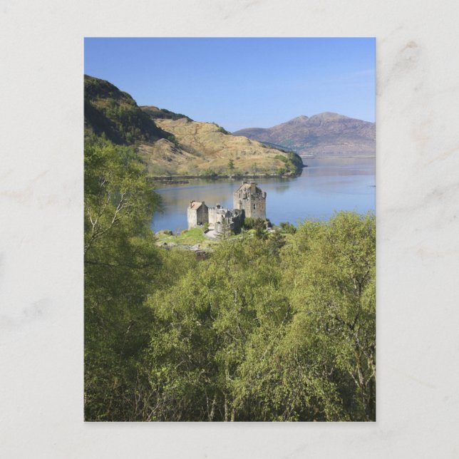 Postal Castillo de Eilean Donan, Escocia. El famoso Eilea (Anverso)