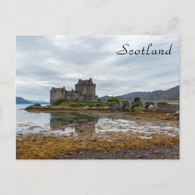 Postal Castillo de Eilean Donan, Loch Duich - Escocia, Re (Anverso)