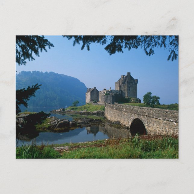 Postal Castillo de Eilean Donan, Tierras Altas, Escocia 2 (Anverso)