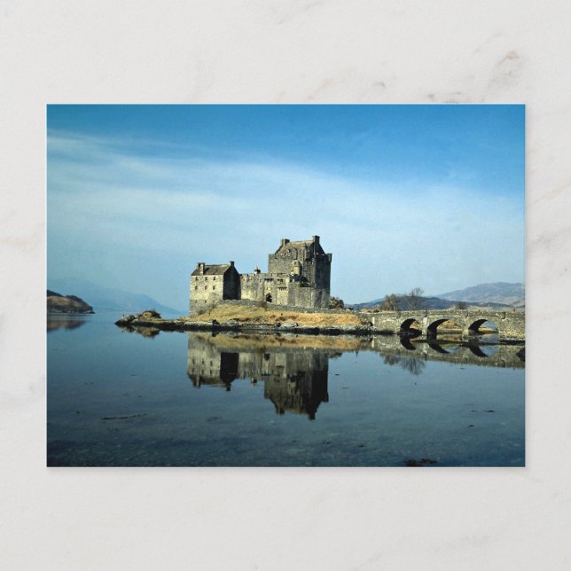 Postal Castillo de Eileen Donan, Kyle of Lochalsh, Escoci (Anverso)