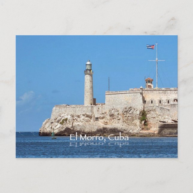 Postal Castillo de El Morro, Cuba (Anverso)