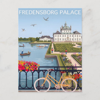 Postal Castillo de Frederiksborg Dinamarca Renacimiento M