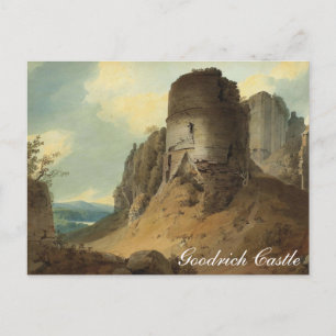 Postal Castillo de Goodrich por Hugh William Williams
