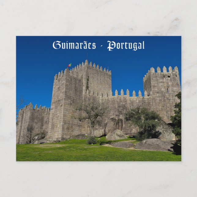 Postal Castillo de Guimaraes (Anverso)