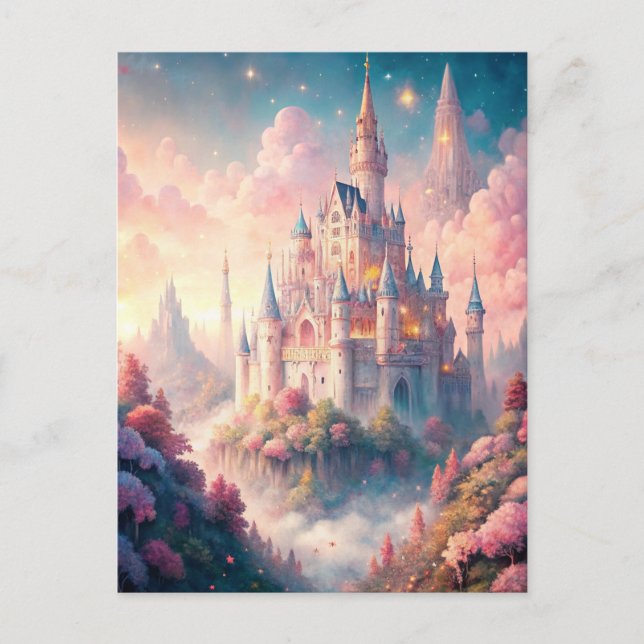 Postal Castillo de hadas (Anverso)