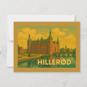 Postal Castillo de Hillerød Dinamarca