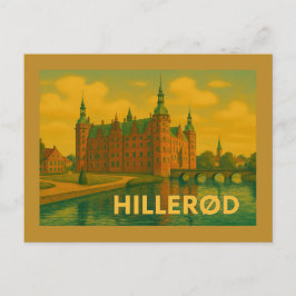 Postal Castillo de Hillerød Dinamarca