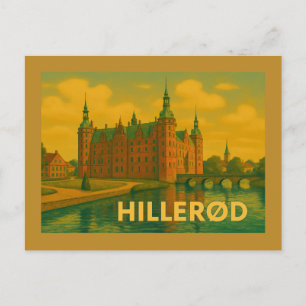 Postal Castillo de Hillerød Dinamarca