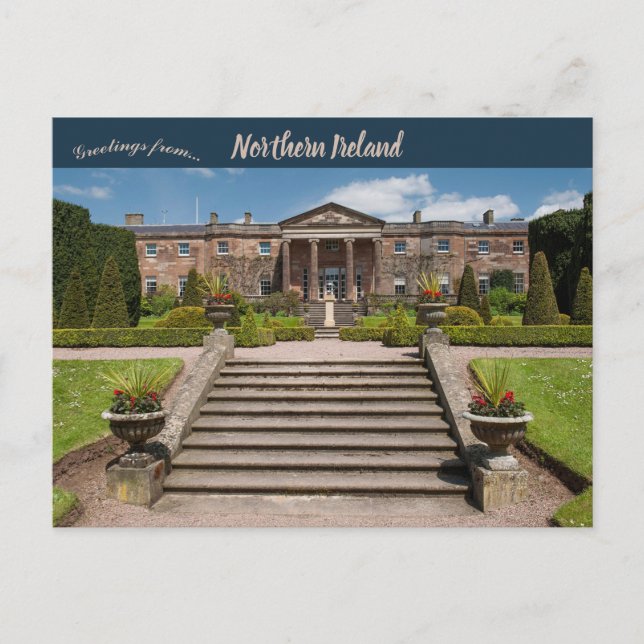 Postal Castillo de Hillsborough en Irlanda del Norte (Anverso)