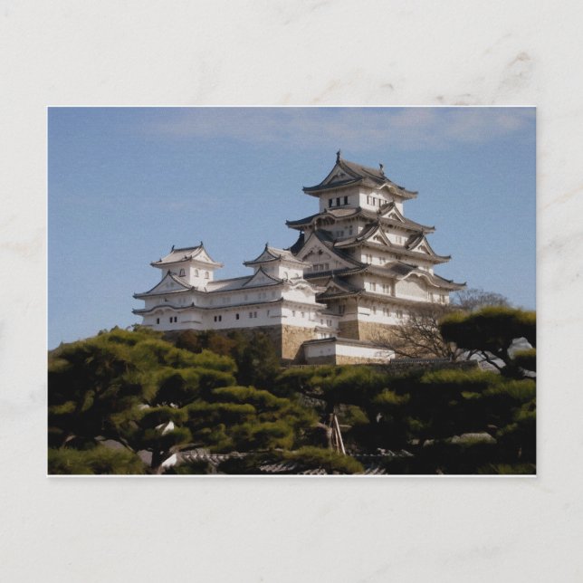 Postal Castillo de Himeji (Anverso)