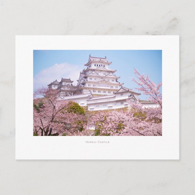 Postal Castillo de Himeji (Anverso)